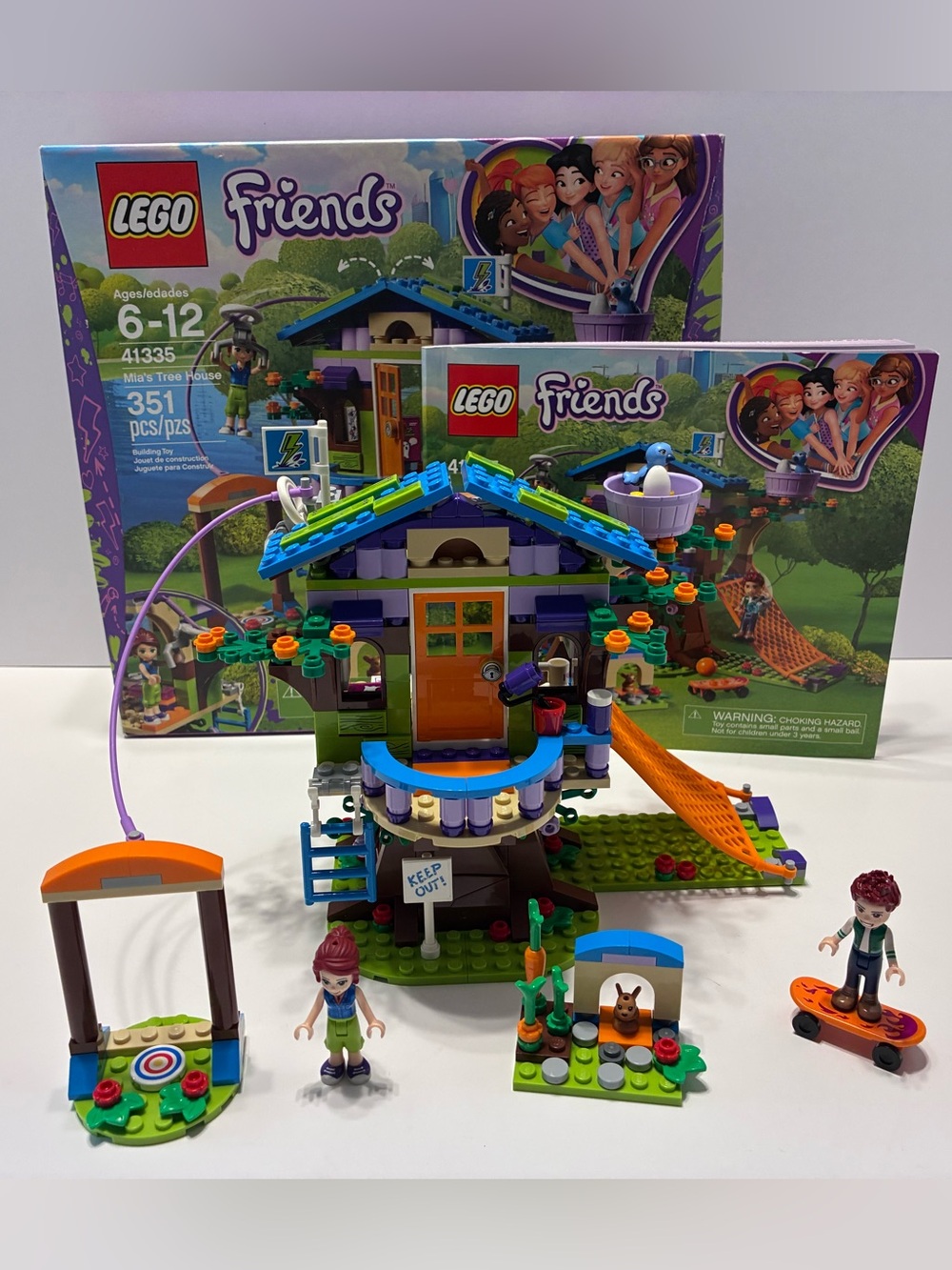 LEGO Friends 41335 Mia's Tree House [RETIRED] 100% Complete